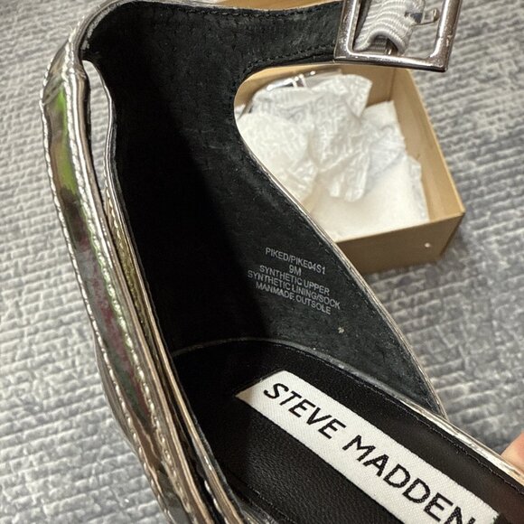 Steve madden silver Stiletos - Picture 7 of 8
